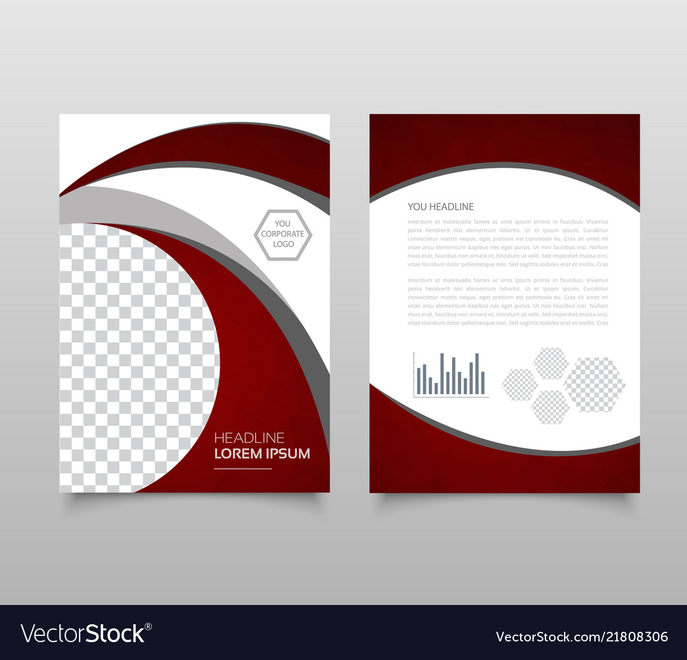 Modern triangle presentation template business