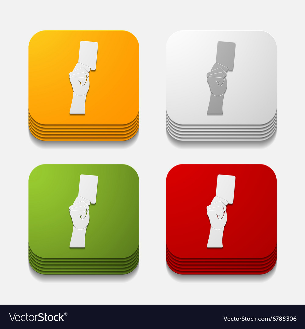 Square button card