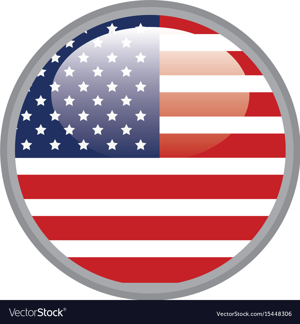 United states of asmerica emblem Royalty Free Vector Image