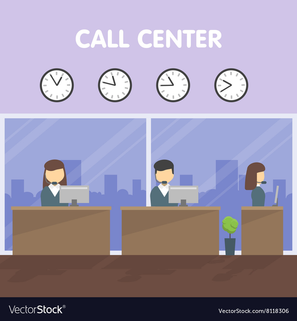 Workers call center