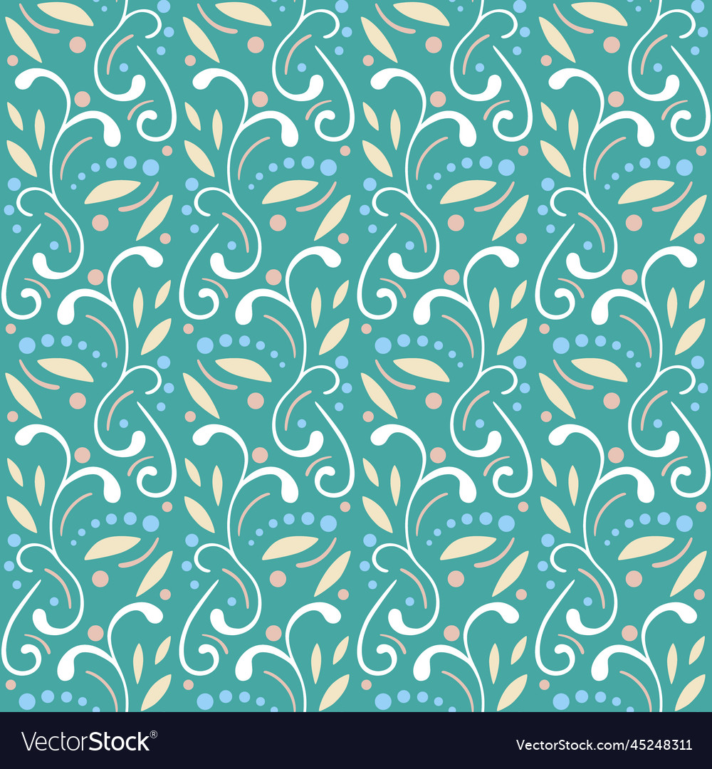 Abstract seamless pattern with openwork ornament vector image Abstract seamless pattern with openwork ornament