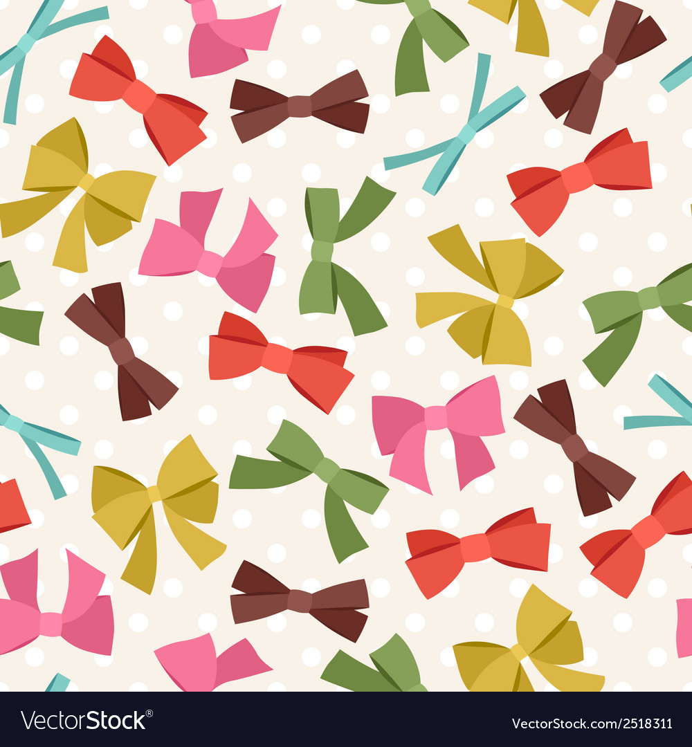 Colorful Abstract Bow Pattern