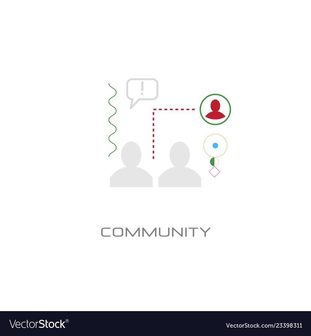 Community people group concept social network