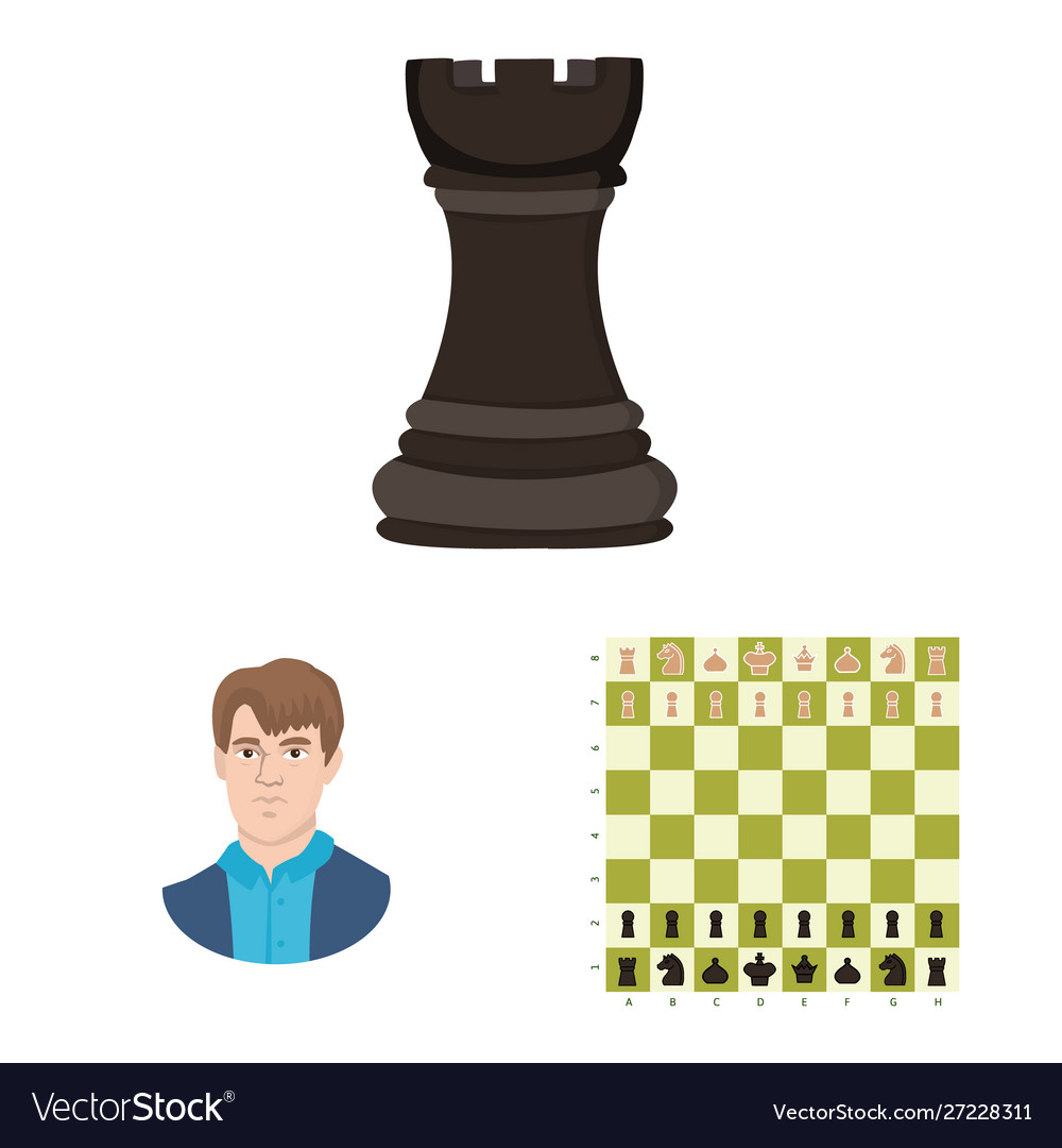 Design chess and game sign collection
