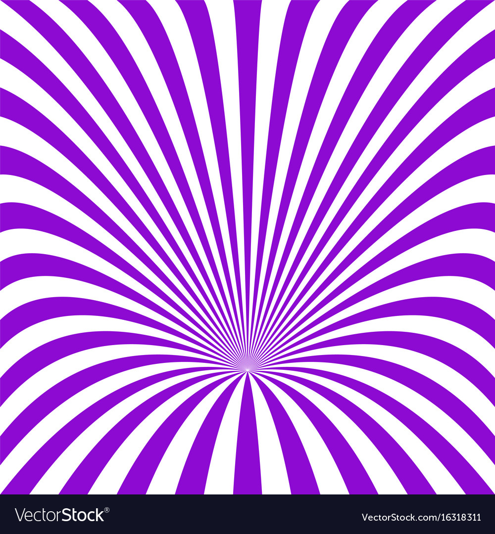 Dynamic ray burst background - design from curved