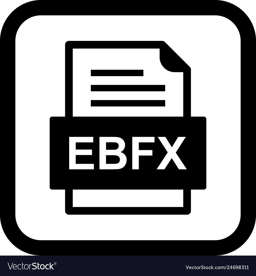 Ebfx file document icon