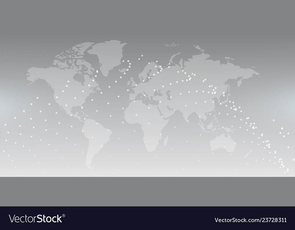 Gray Background with World Map