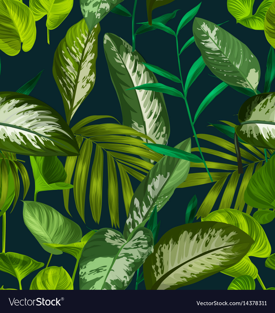 Leaf seamless pattern