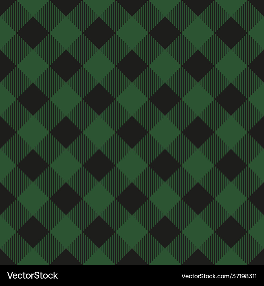 Lumberjack plaid seamless pattern Royalty Free Vector Image