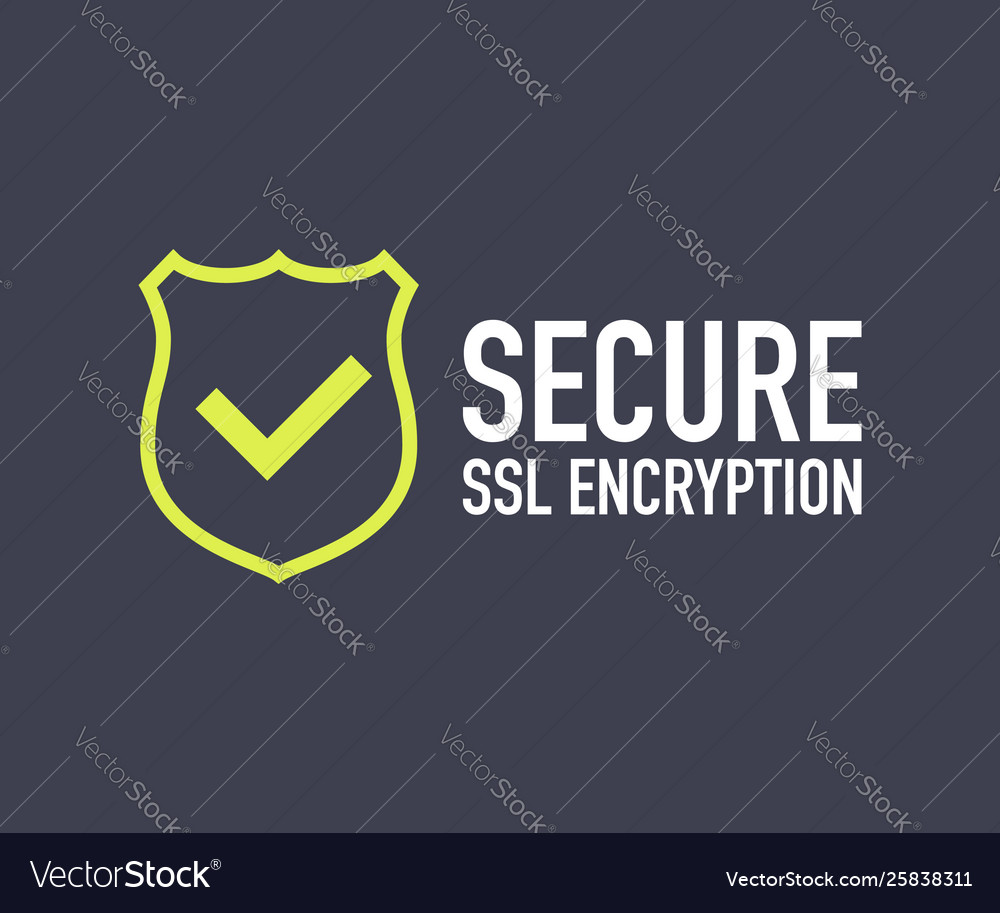 Secure connection icon isolated on white