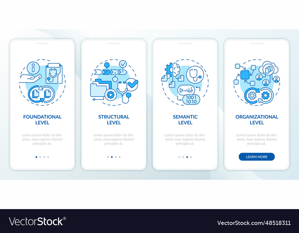 Walkthrough hir with blue thin linear icons