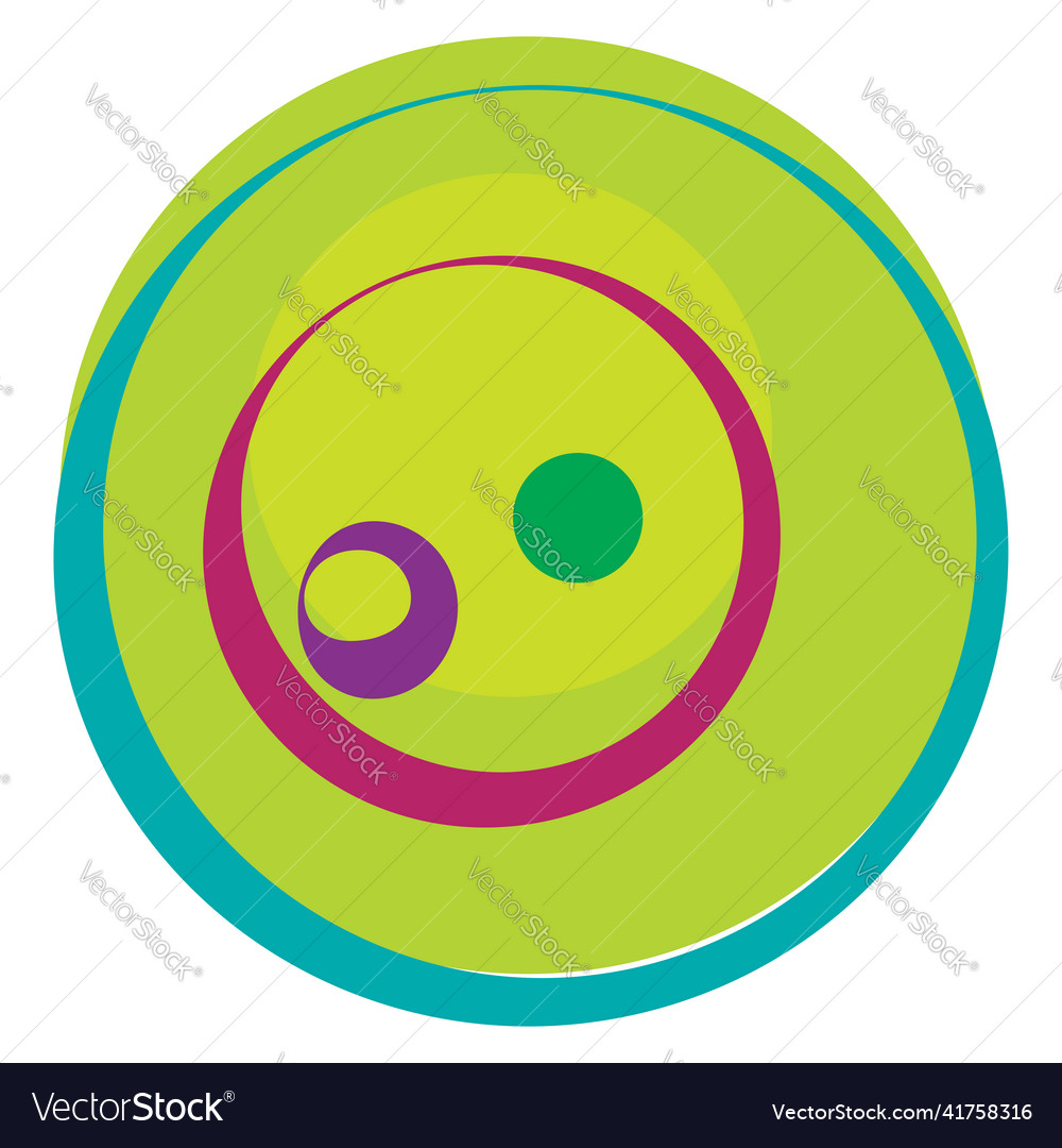 Abstract artistic random colorful concentric vector image Abstract artistic random colorful concentric
