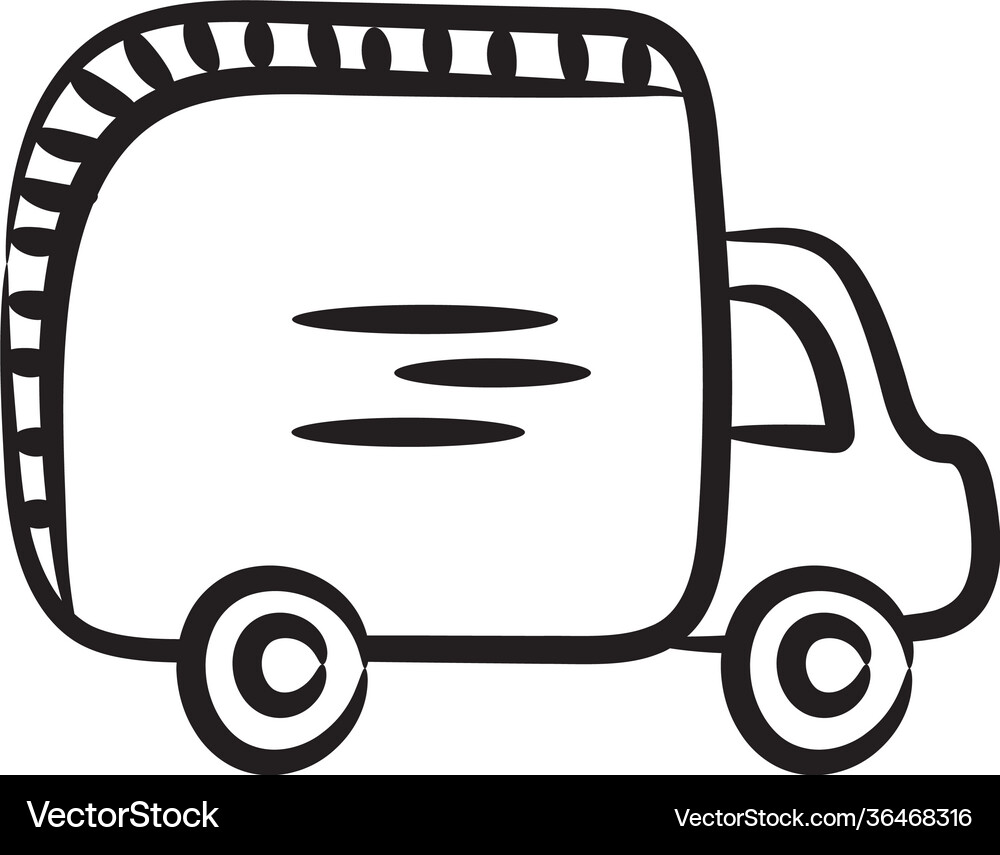 Delivery van Royalty Free Vector Image - VectorStock