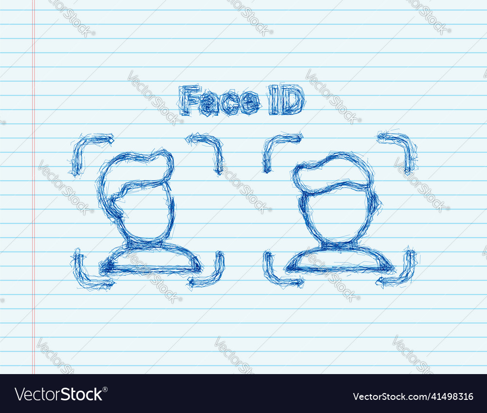 Face recognition concept design can use for web