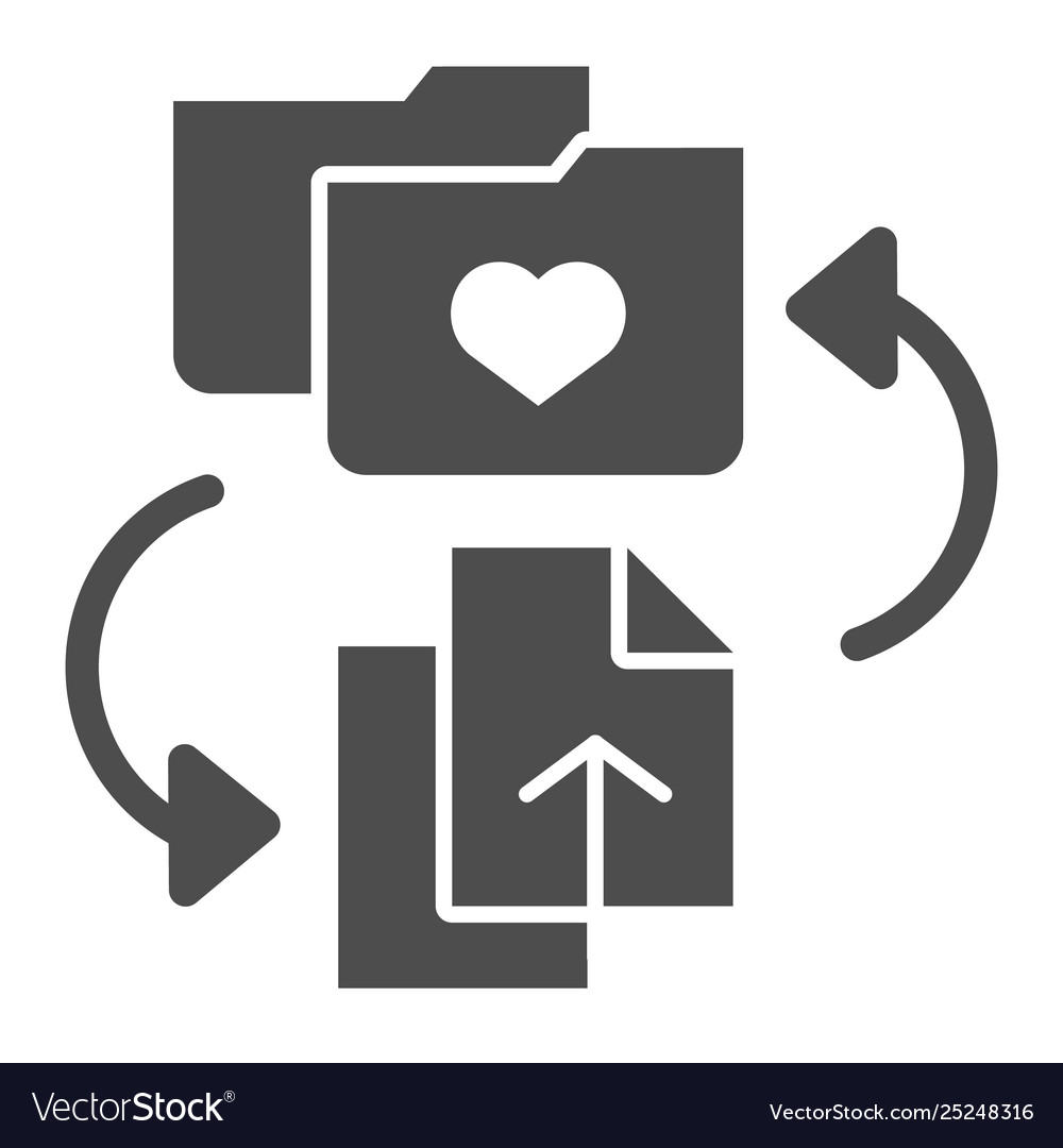 Favorites folder solid icon add files