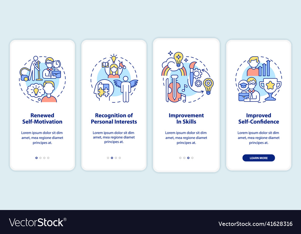 Lifelong learning benefits onboarding mobile app