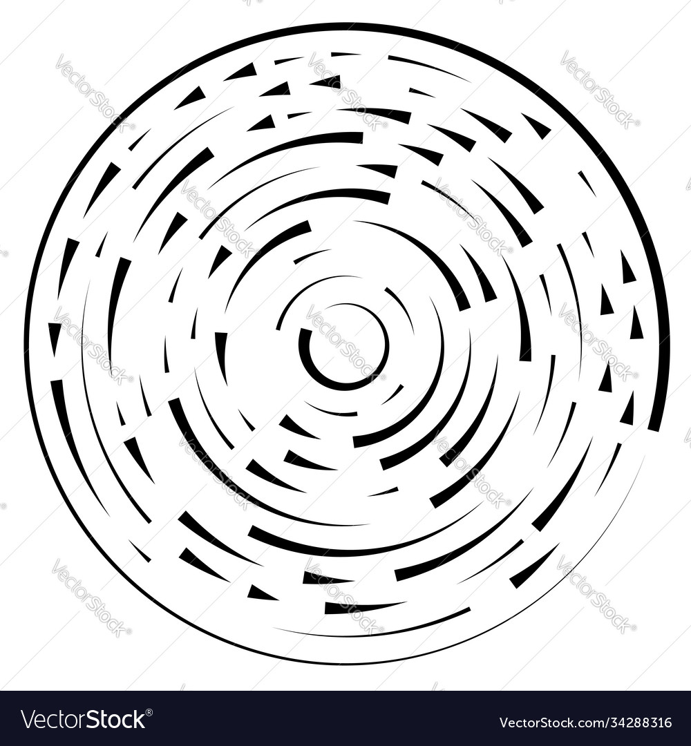 Radial radiating lines abstract burst element vector image Radial radiating lines abstract burst element