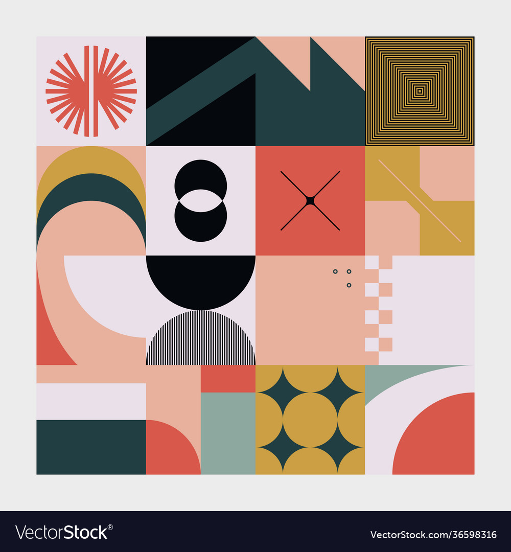 Scandinavian artwork pattern design