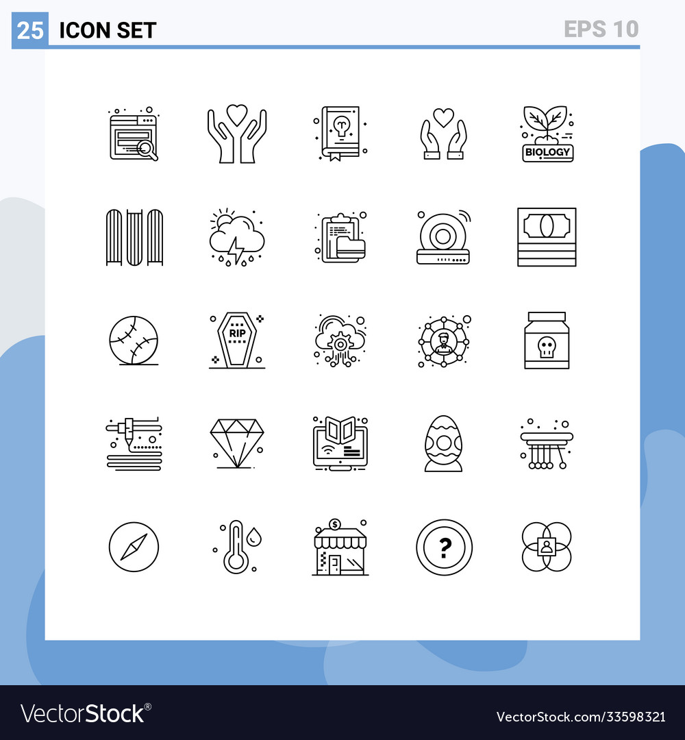 25 universal lines set for web and mobile