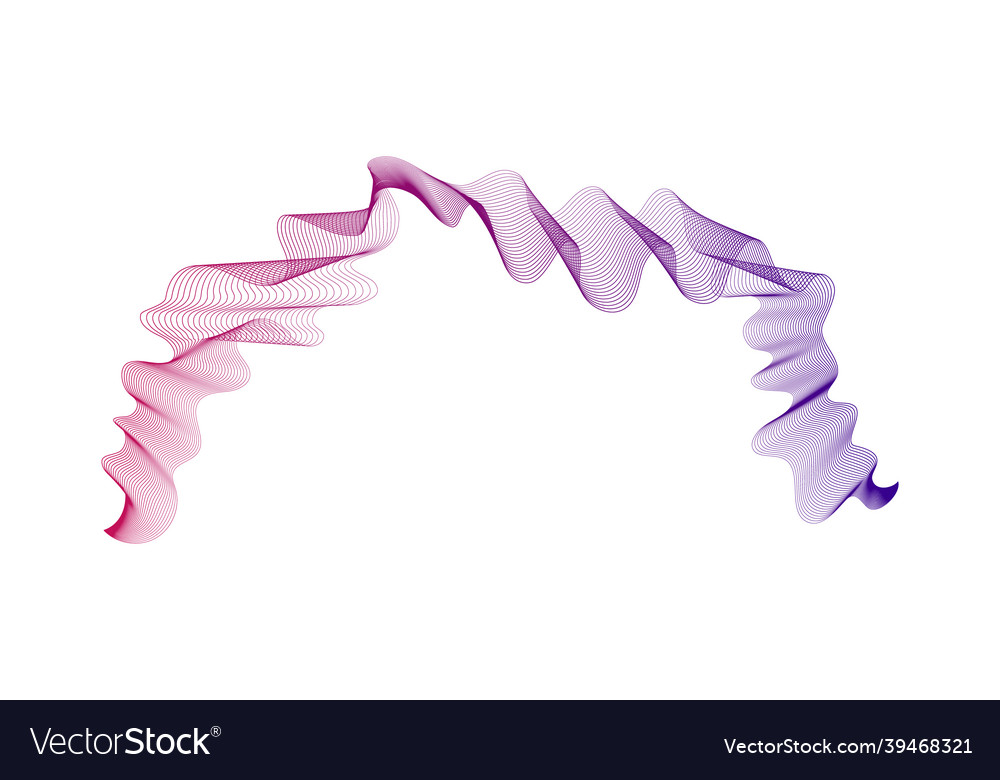 Abstract backdrop with wave gradient lines vector image Abstract backdrop with wave gradient lines