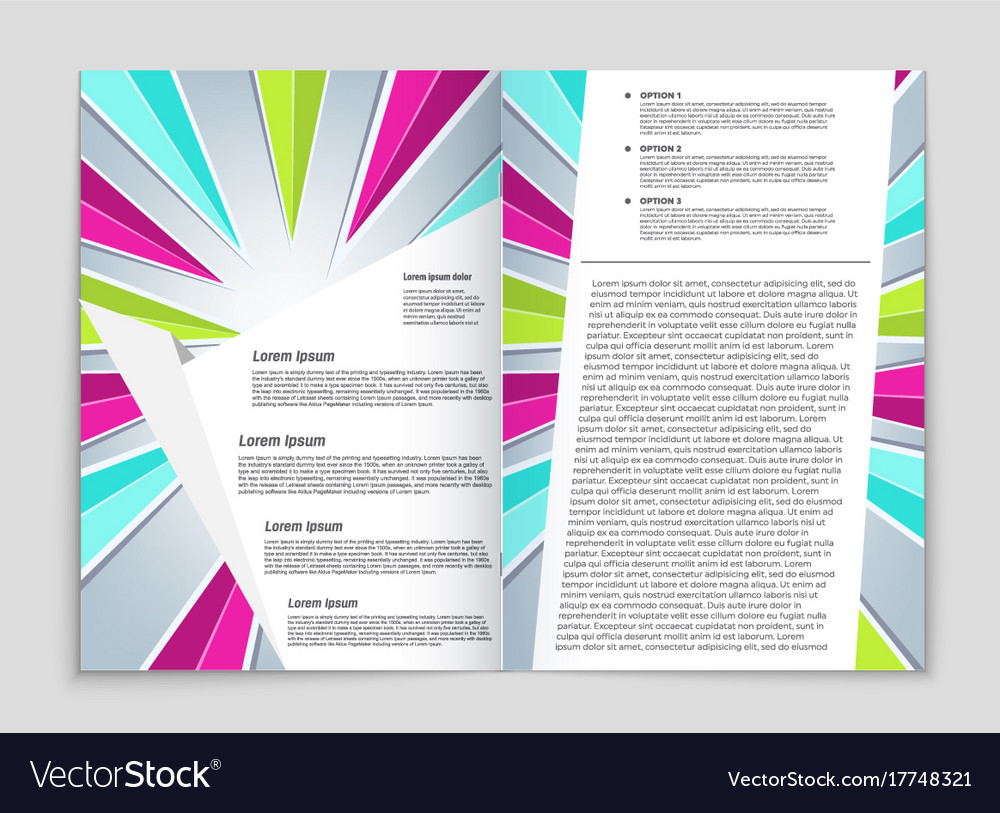 Abstract layout background set for art