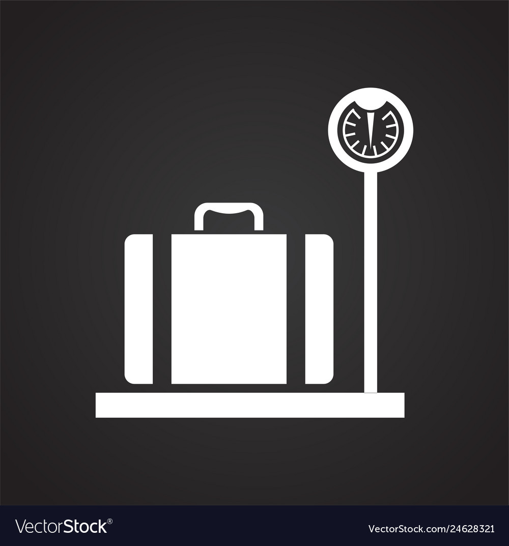 Case icon on background for graphic and web design vector image Case icon on background for graphic and web design