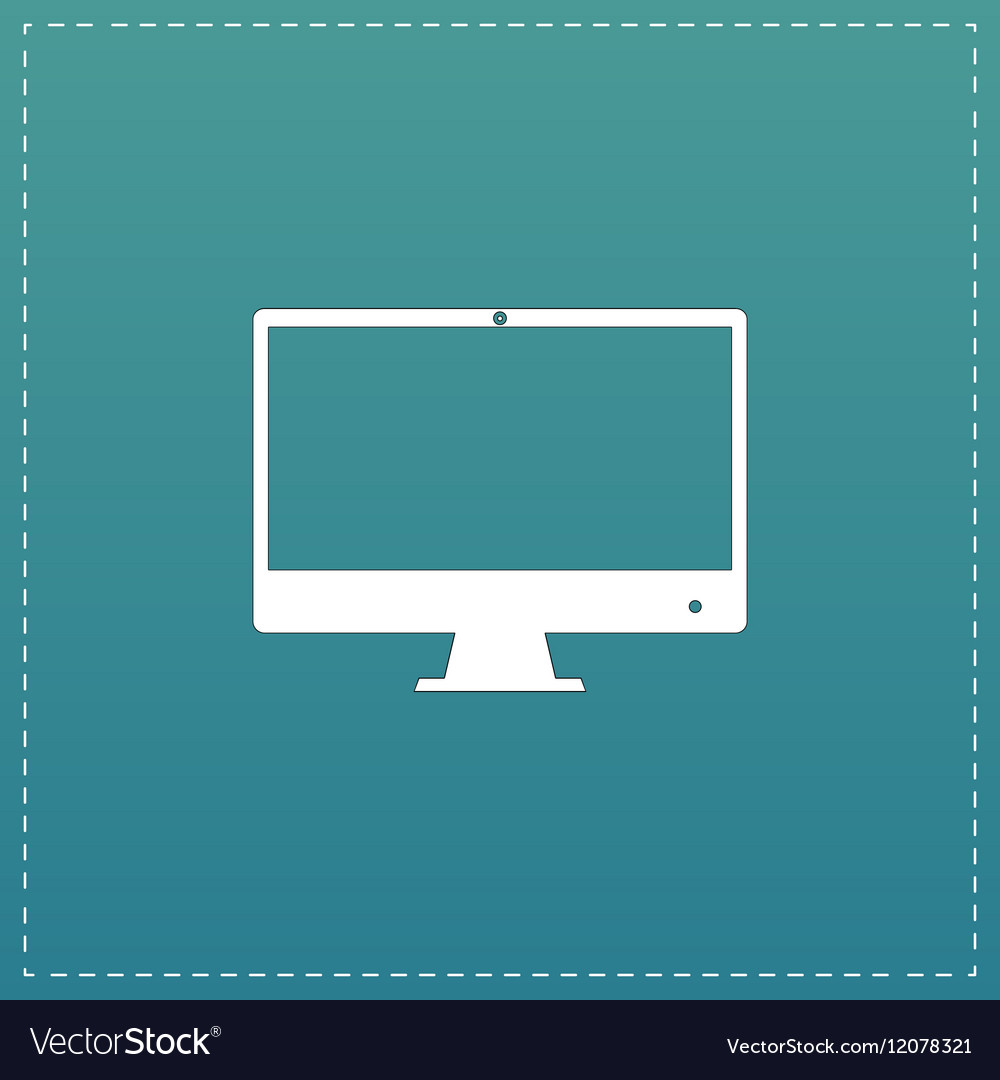 Computer display icon monitor symbol