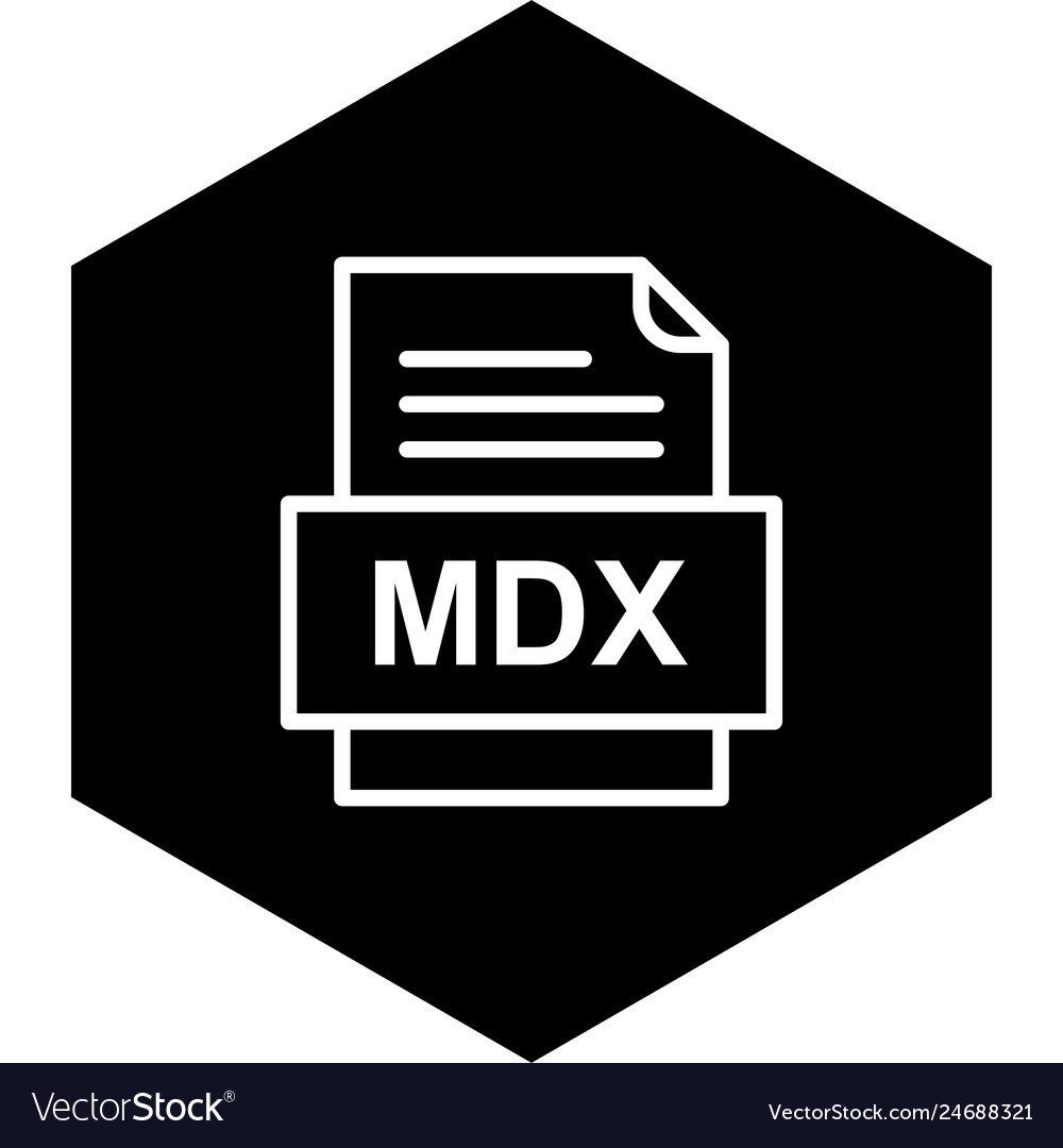 Mdx file document icon