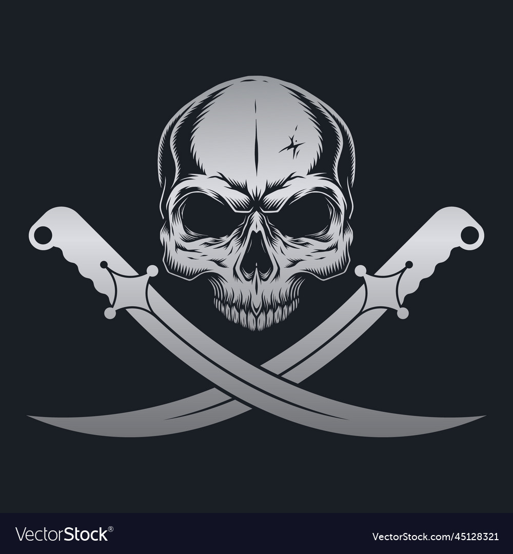 Sword and skull design