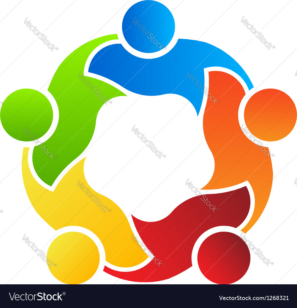 Teaming 5 Royalty Free Vector Image - VectorStock