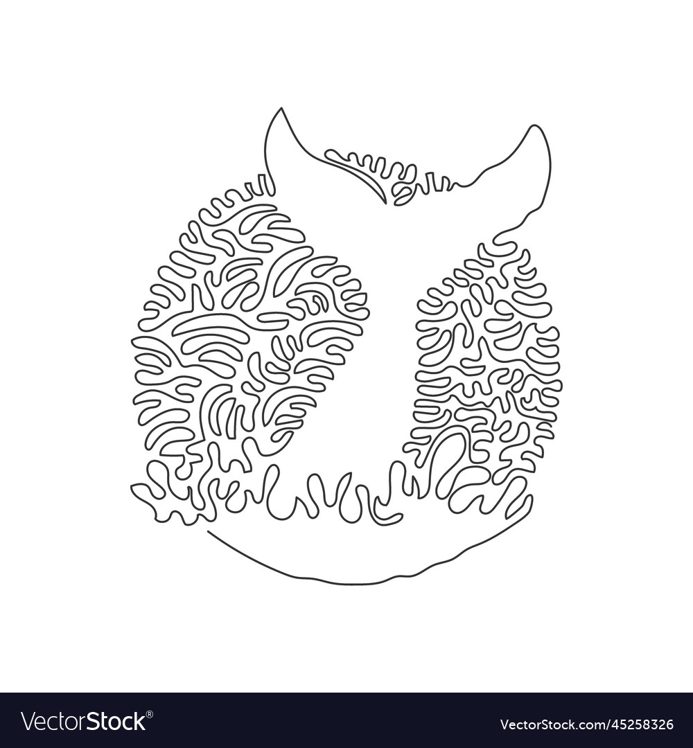 Continuous curve one line drawing of whales