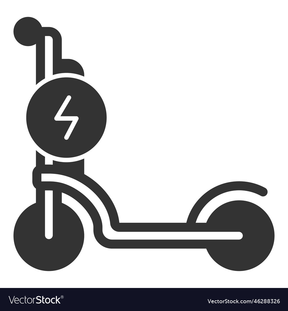 Electric scooter with battery 1