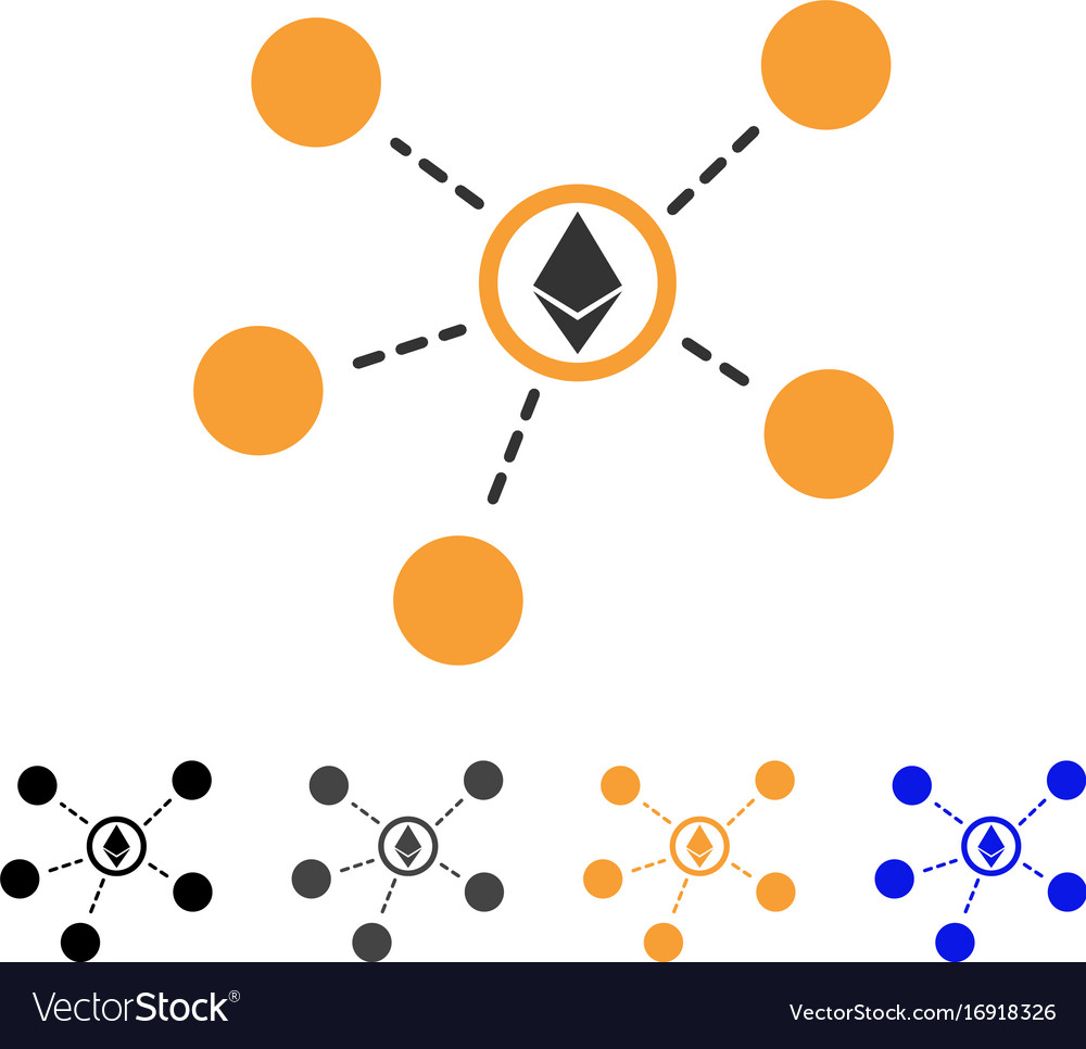 Ethereum network links icon