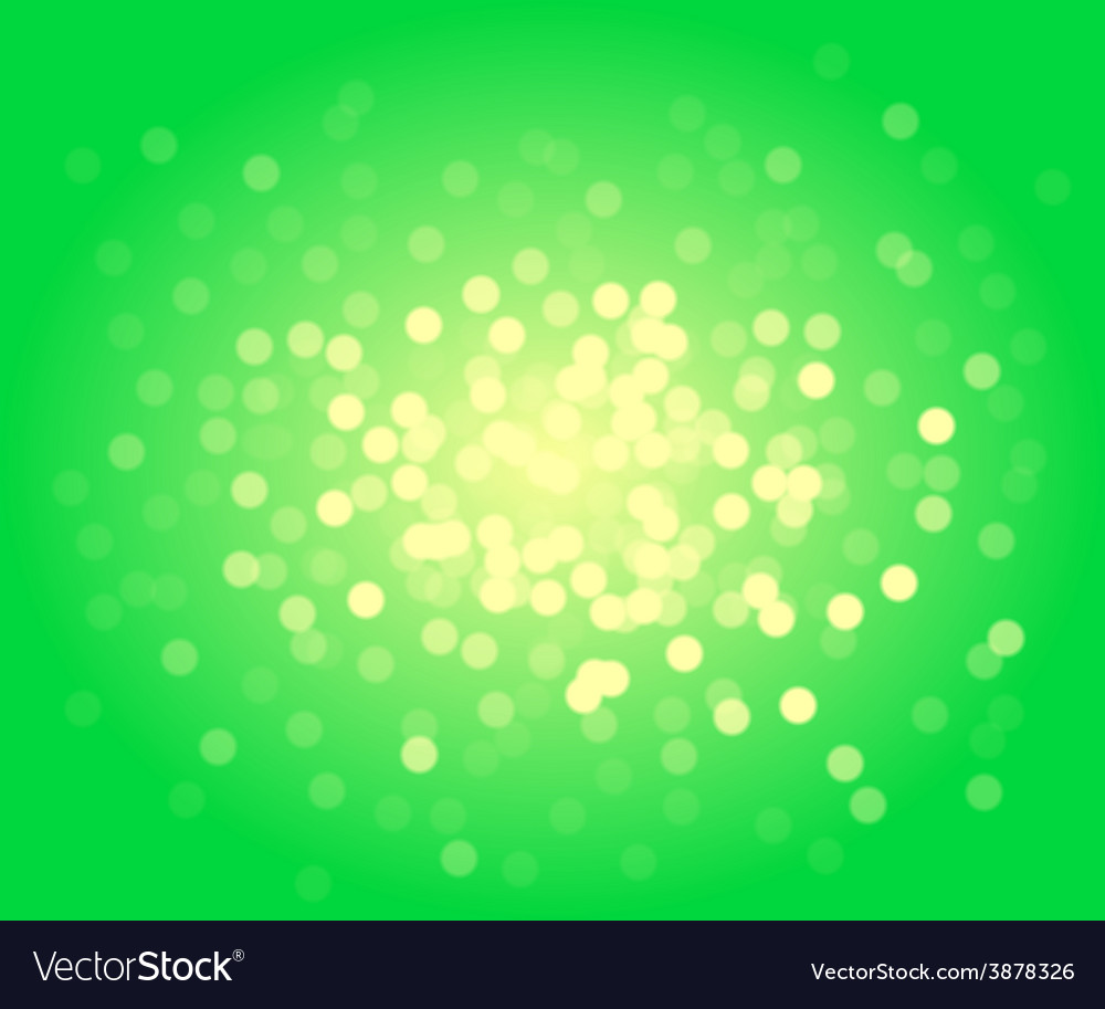 Green bokeh background