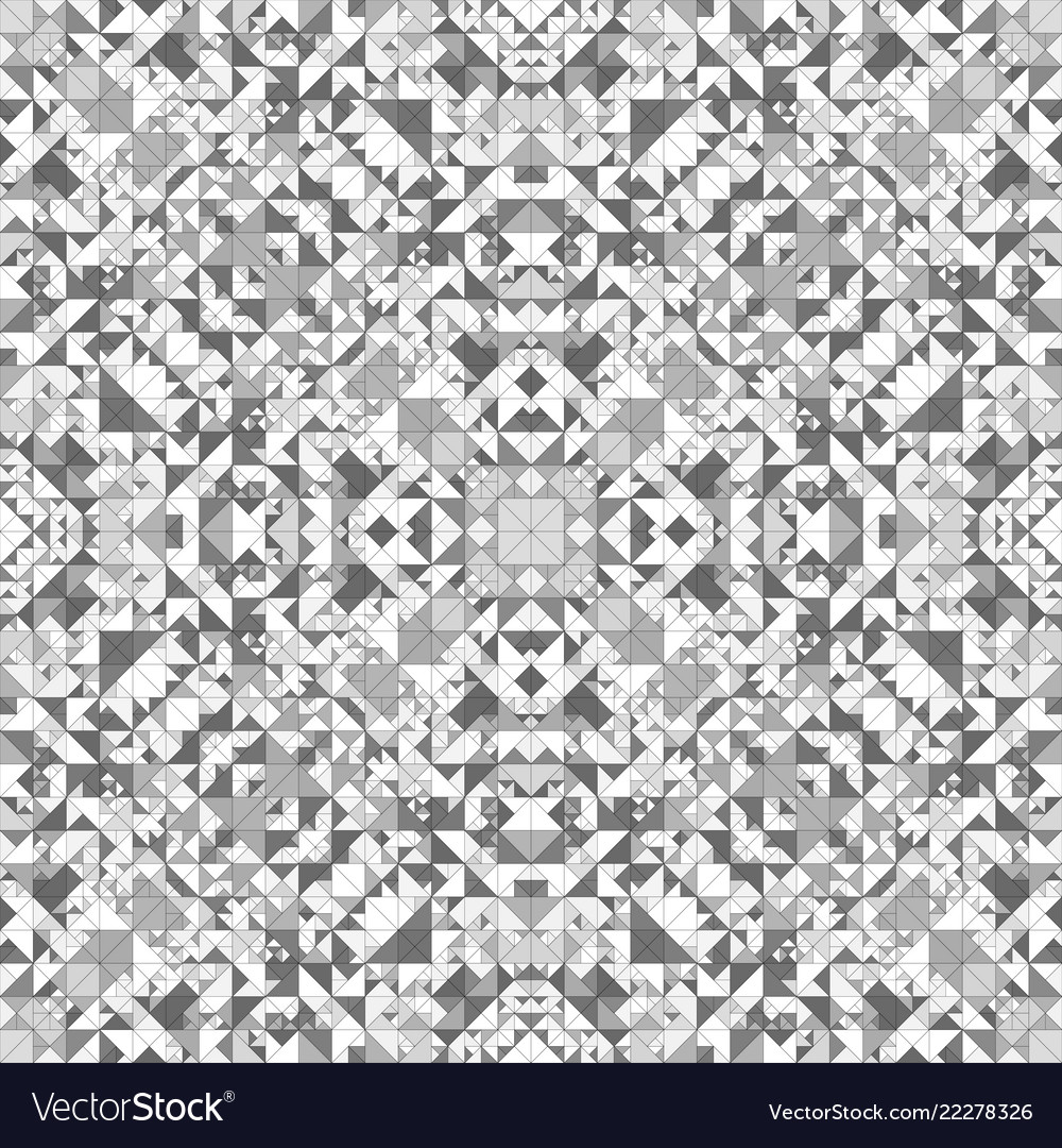 Grey seamless kaleidoscope pattern background
