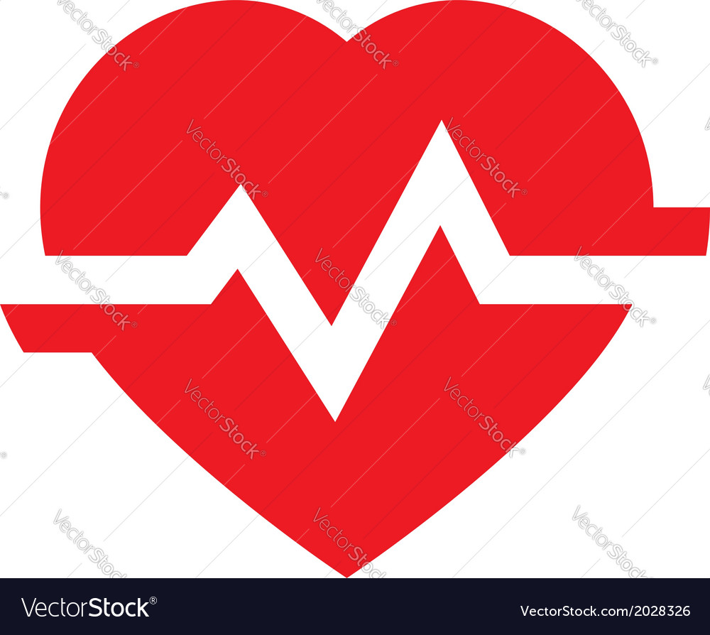 heart rate icon royalty free vector image vectorstock
