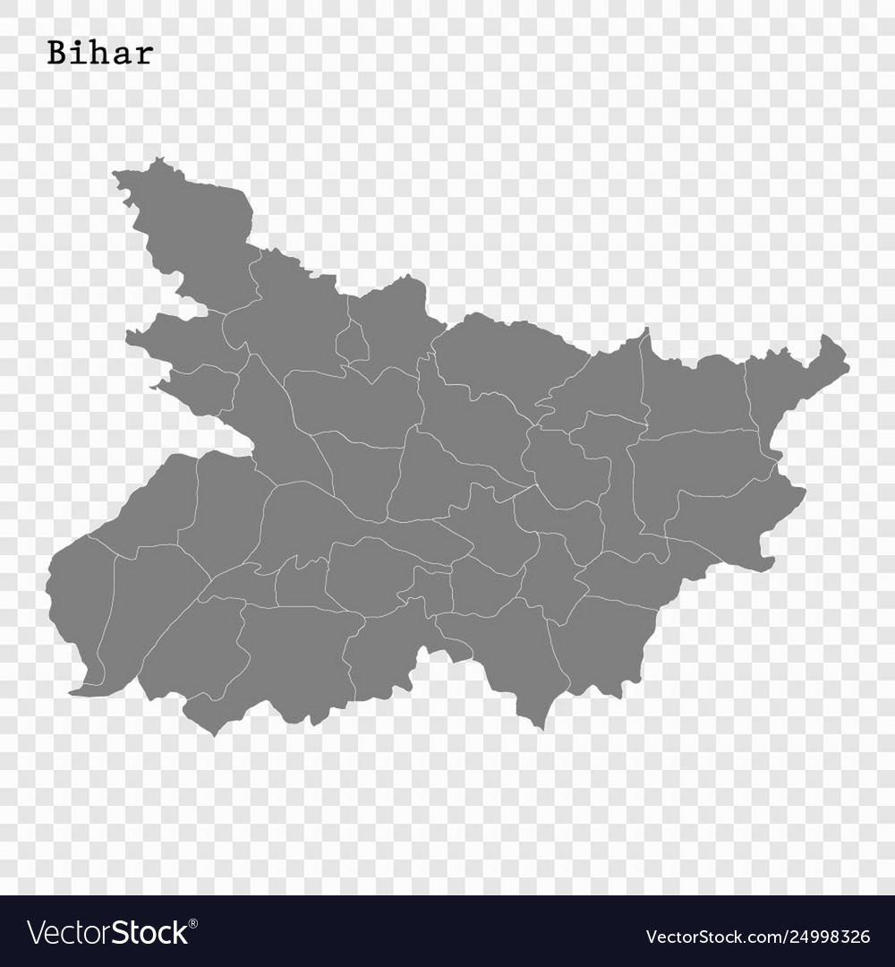 High quality map state india