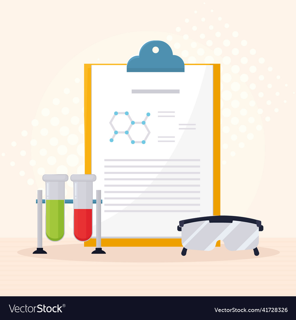 Lab Report Royalty Free Vector Image Vectorstock 7122