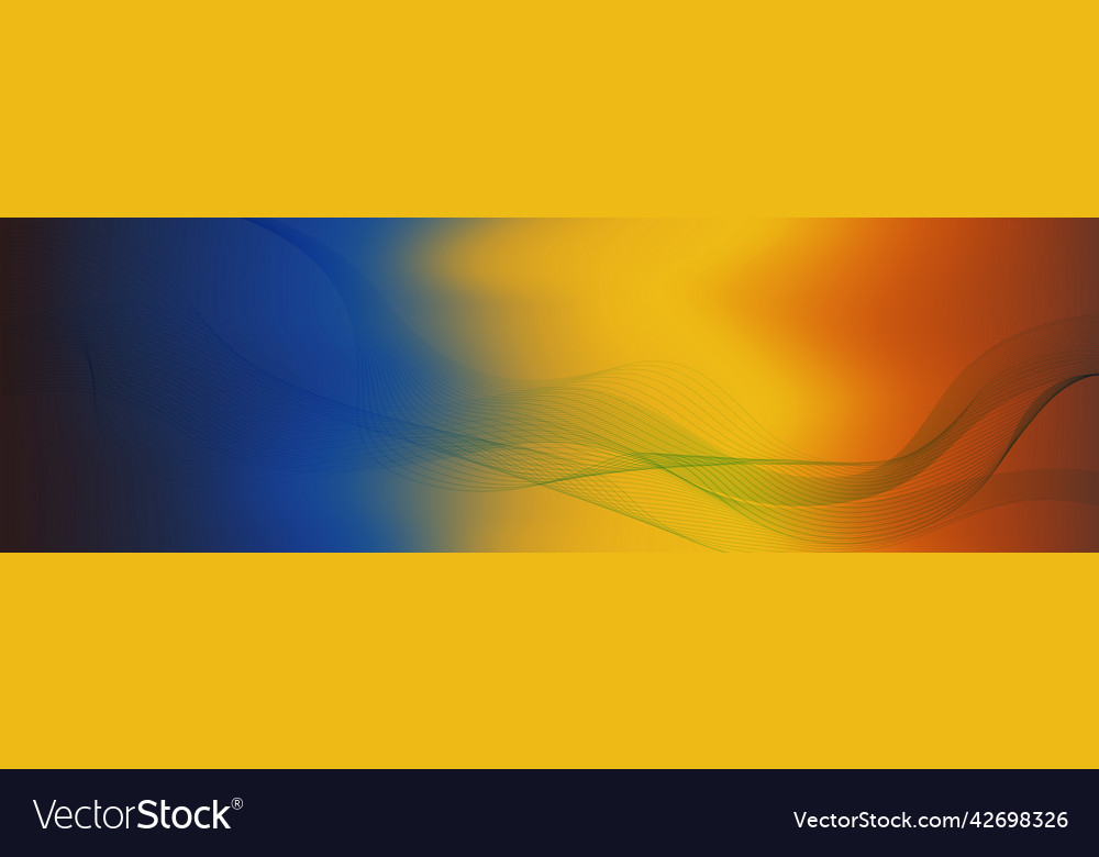 Panoramic abstract web background colorful