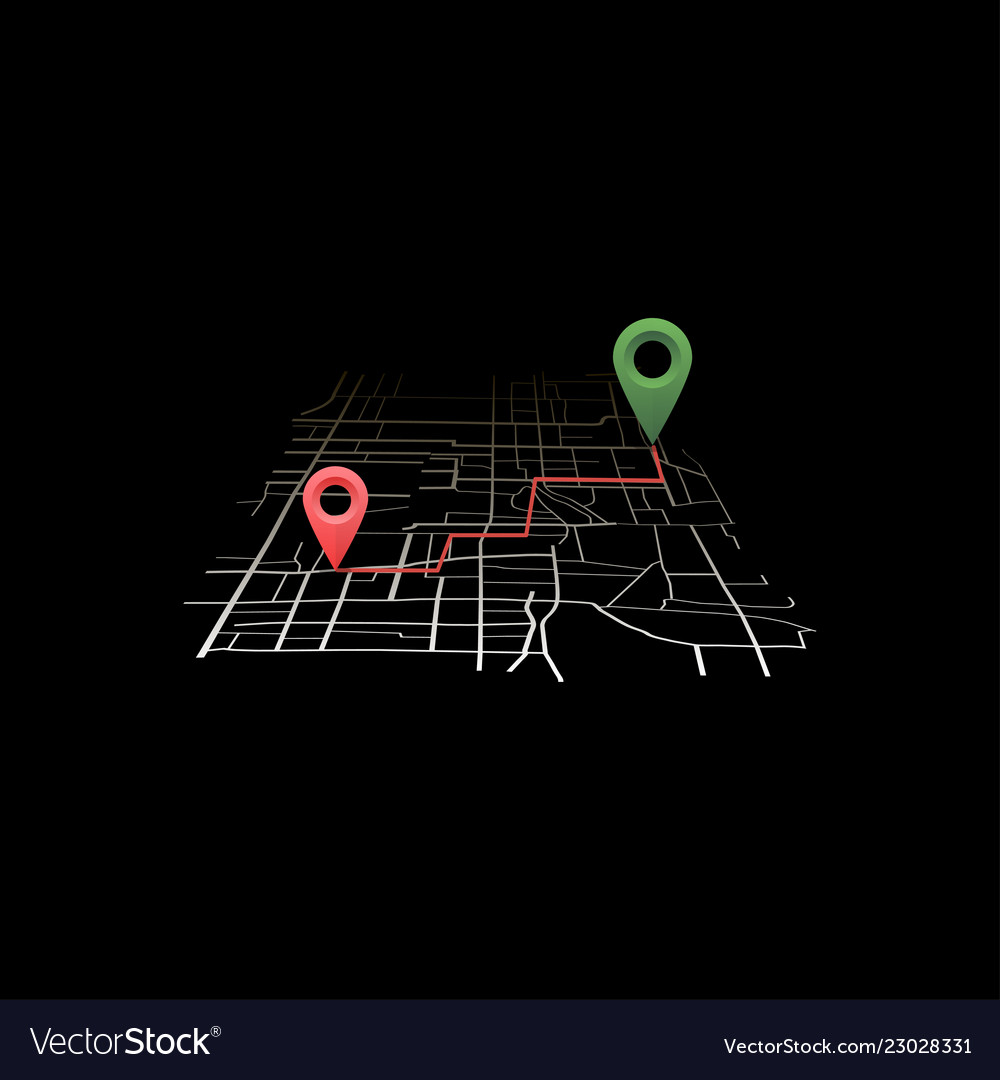Gps navigation vector image Gps navigation