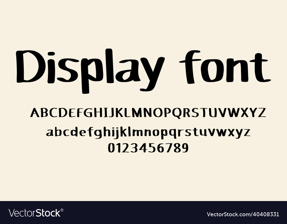 Handwritten script font alphabet isolated vector image Handwritten script font alphabet isolated