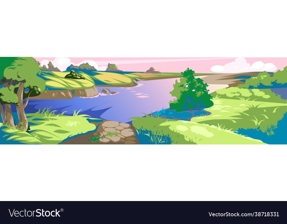 Scenic River Landscape
