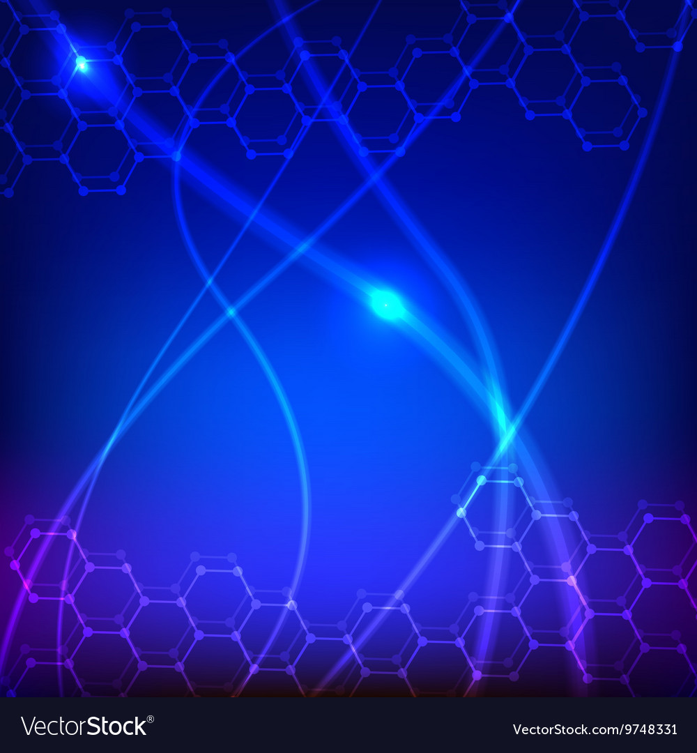 Strukturmolekül und Kommunikation dna Atom