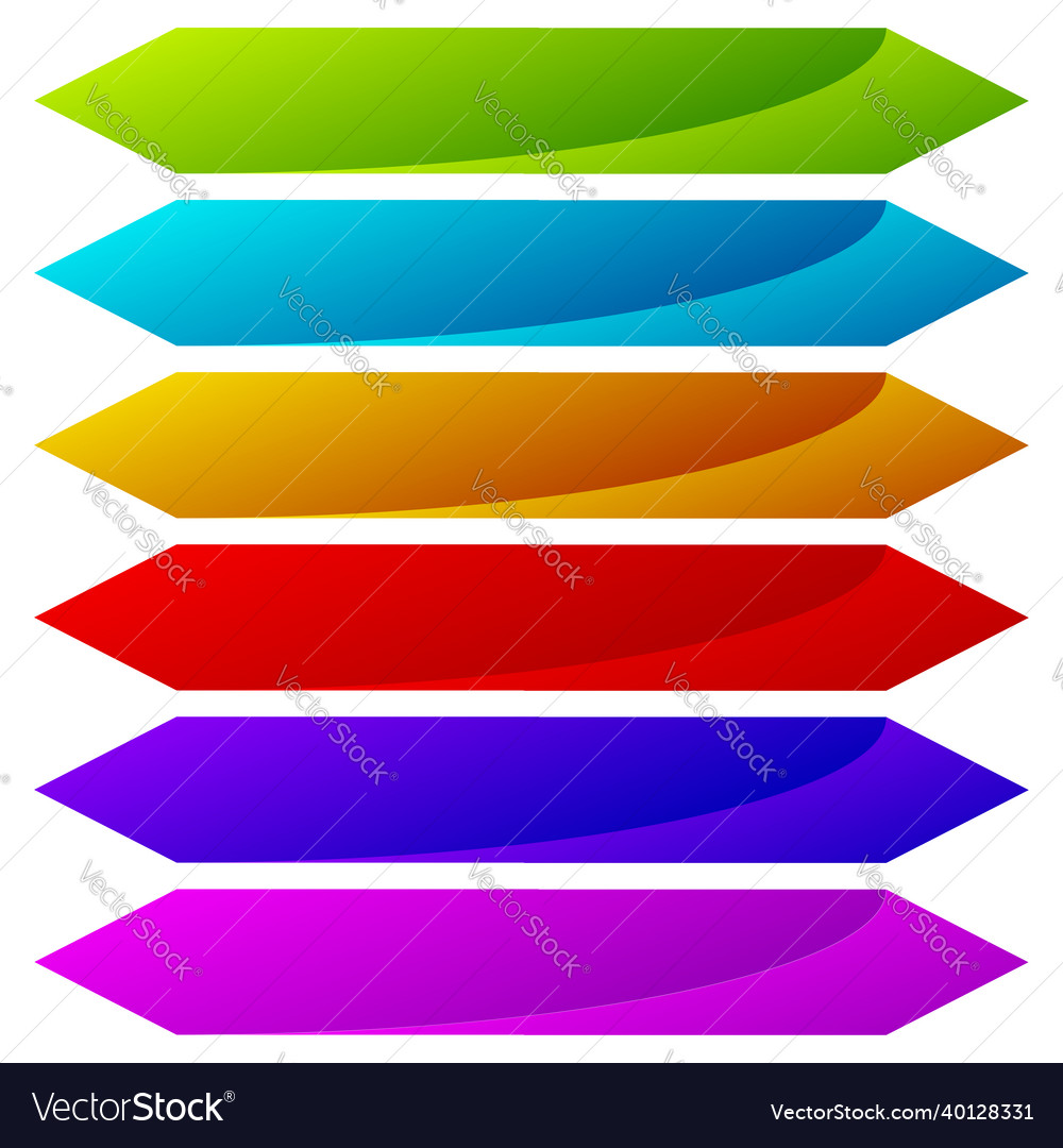 Web button banner plaque bar design element Vector Image Web button banner plaque bar design element
