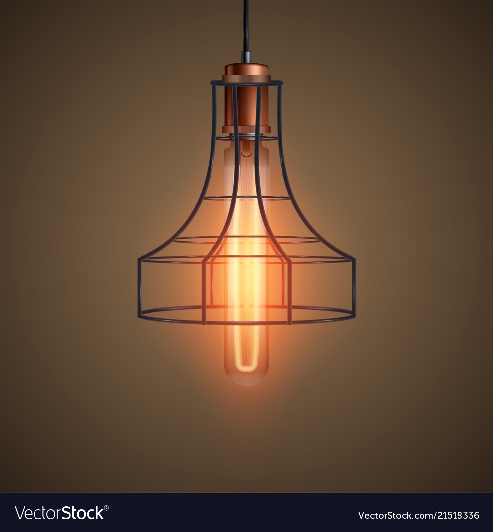 Decorative edison light bulb wire