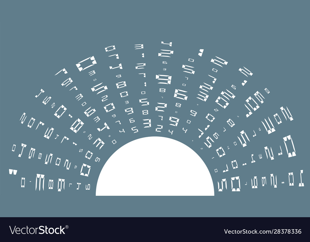 Digital abstract code random placement
