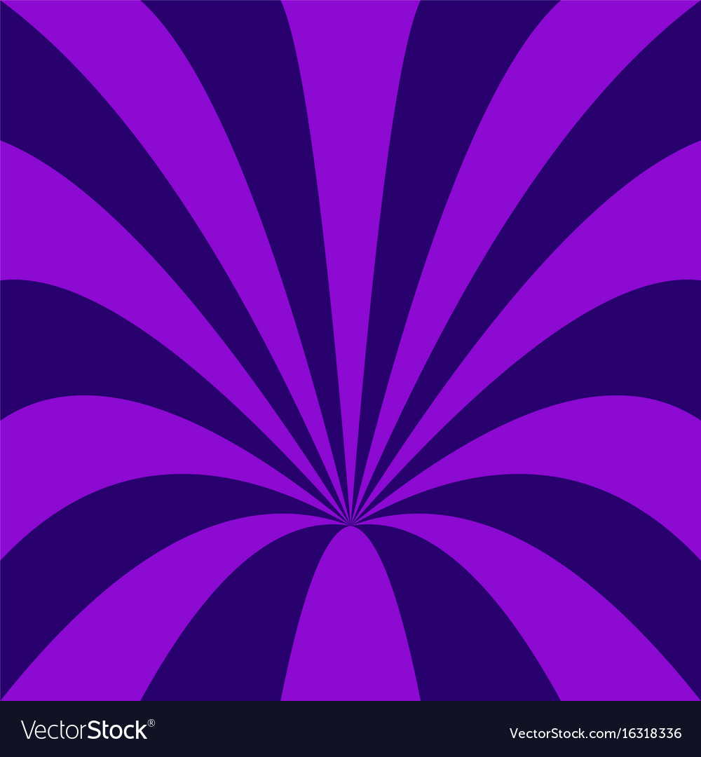 Dynamic ray burst background - design from curved