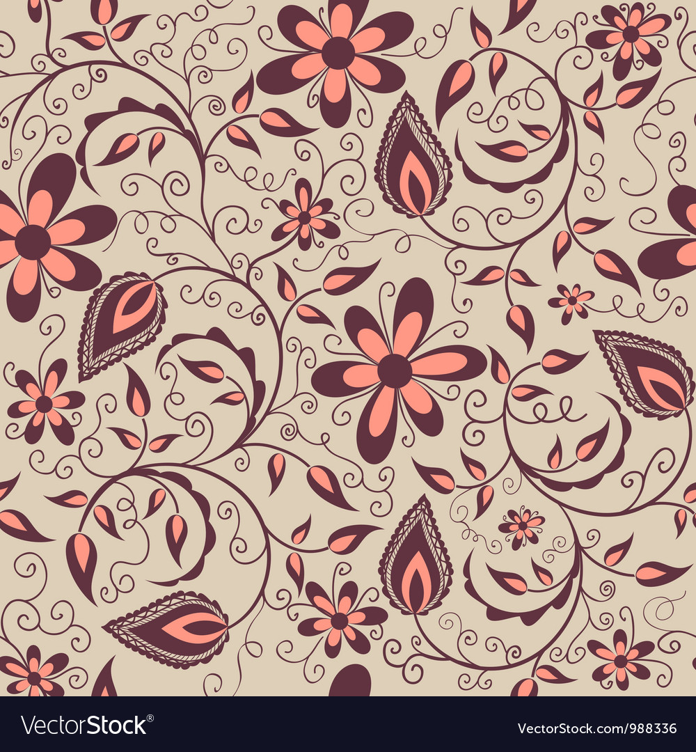 Flower pattern element Royalty Free Vector Image