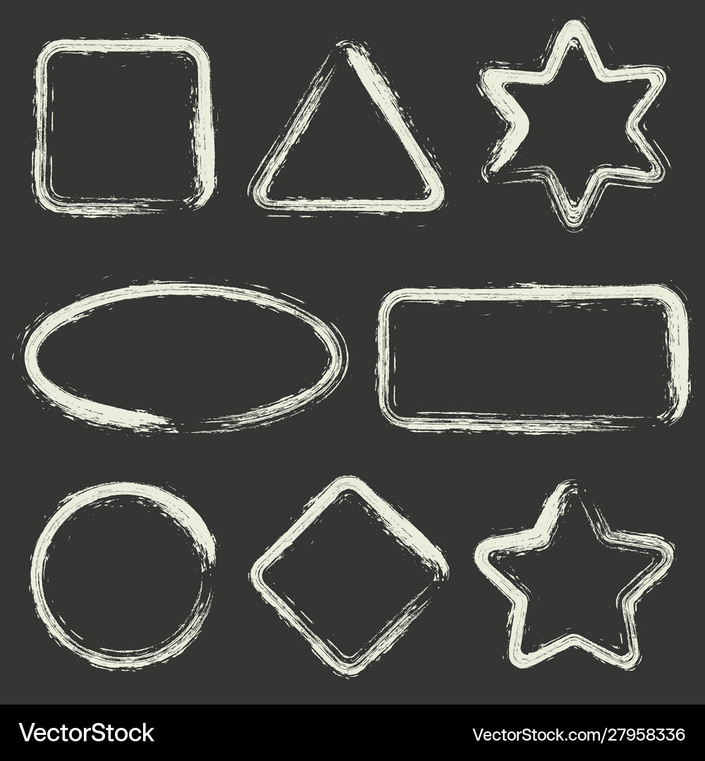 Grunge frames Royalty Free Vector Image - VectorStock