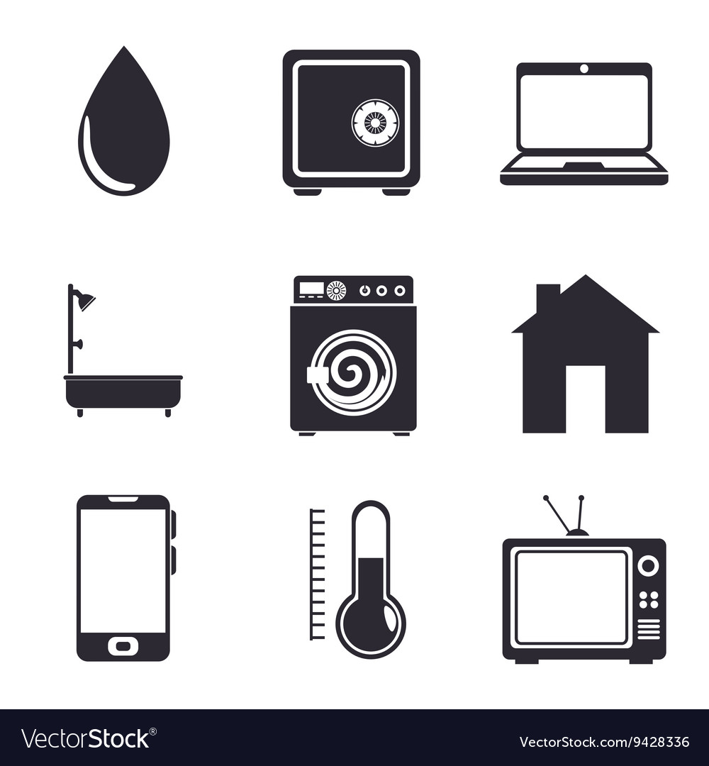 Mobile application menu isolated icon design